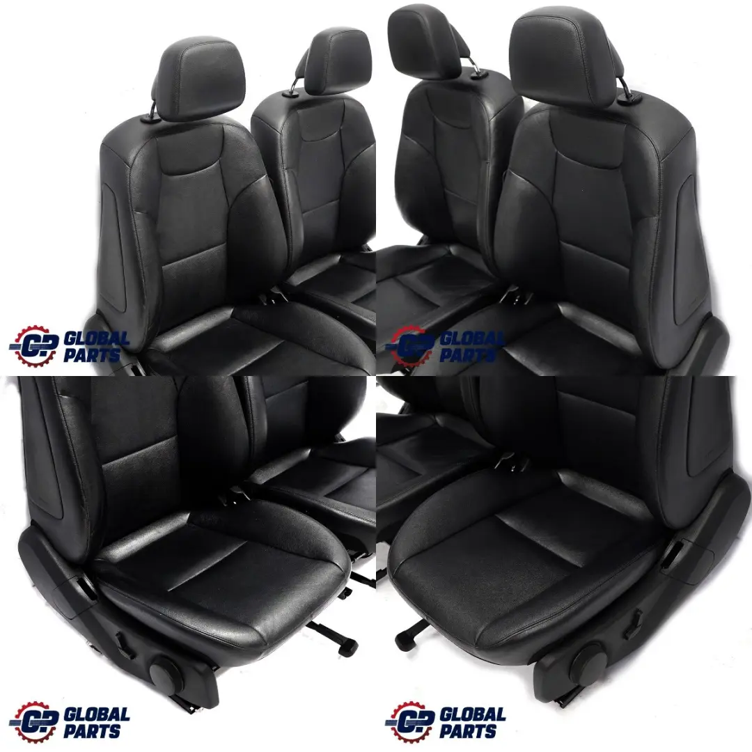 Mercedes-Benz C-Class Saloon Sport Black Leather Interior Seats Seat to with Part number W204 Mercedes-Benz C-Class Saloon Sport Black Leather Interior Seats Seat - SKU W204 Seats - Part number W204