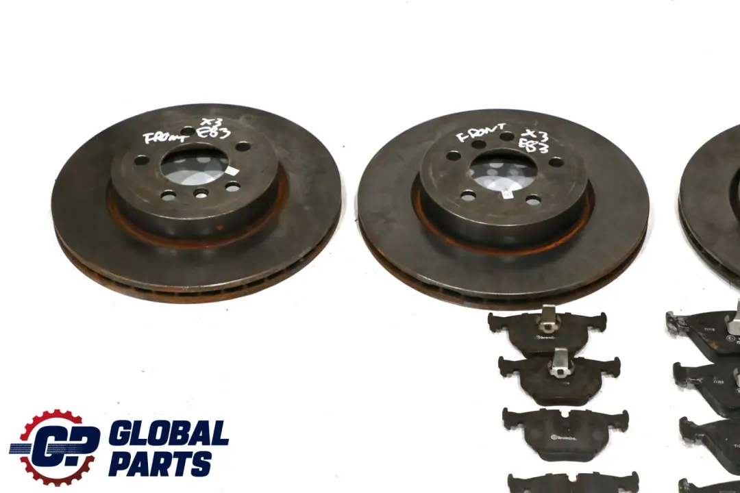 Vorne Hinten Brembo Bremsscheibe Bremsbelag Set 325X25 320X22 für BMW X3 E83 mit Teilenummer X3 E83 Brembo BMW X3 E83 Vorne Hinten Brembo Bremsscheibe Bremsbelag Set 325X25 320X22 - SKU X3-E83-BREMBO - Teilenummer X3 E83 Brembo