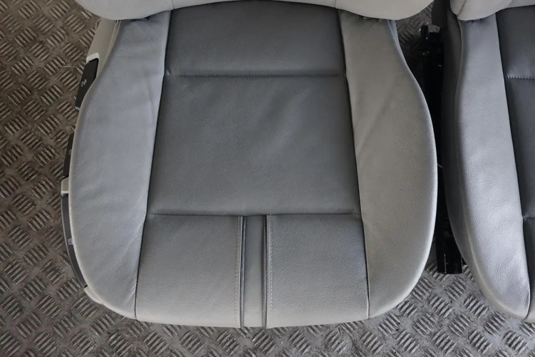 Grey Leather Front Seats Driver Passenger Side Seat to BMW X3 Series E83 with Part number X3 E83 Grey Leather Front Seats BMW X3 Series E83 Grey Leather Front Seats Driver Passenger Side Seat - SKU X3 E83 Grey Leather Front Seats - Part number X3 E83 Grey Leather Front Seats