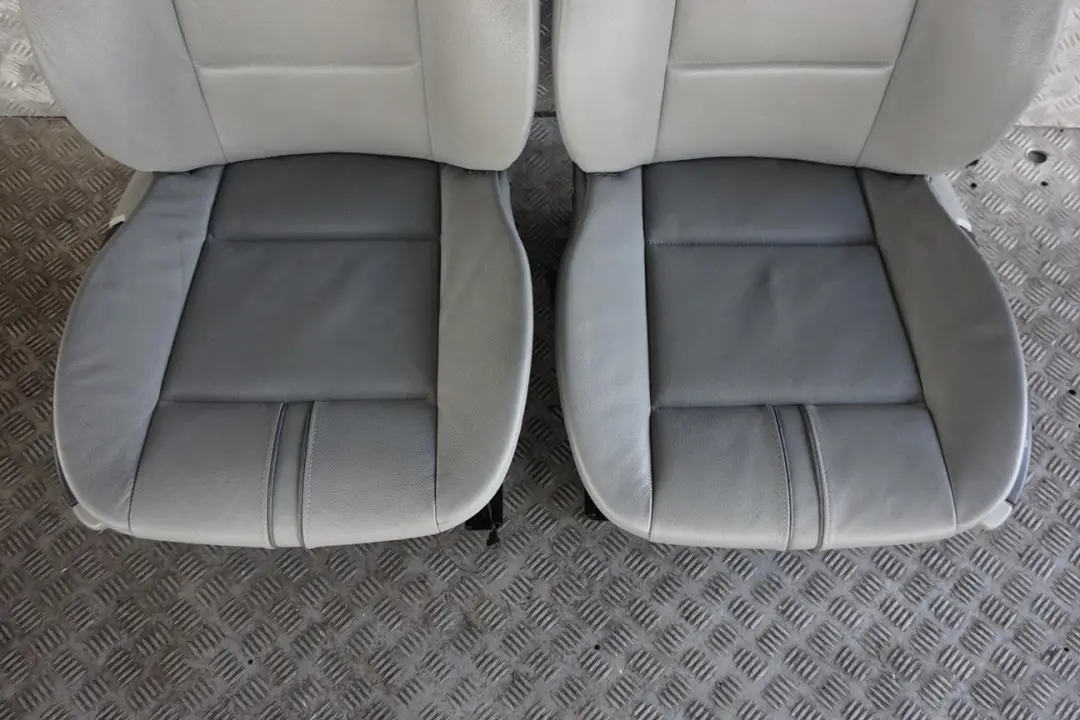 Grey Leather Front Seats Driver Passenger Side Seat to BMW X3 Series E83 with Part number X3 E83 Grey Leather Front Seats BMW X3 Series E83 Grey Leather Front Seats Driver Passenger Side Seat - SKU X3 E83 Grey Leather Front Seats - Part number X3 E83 Grey Leather Front Seats