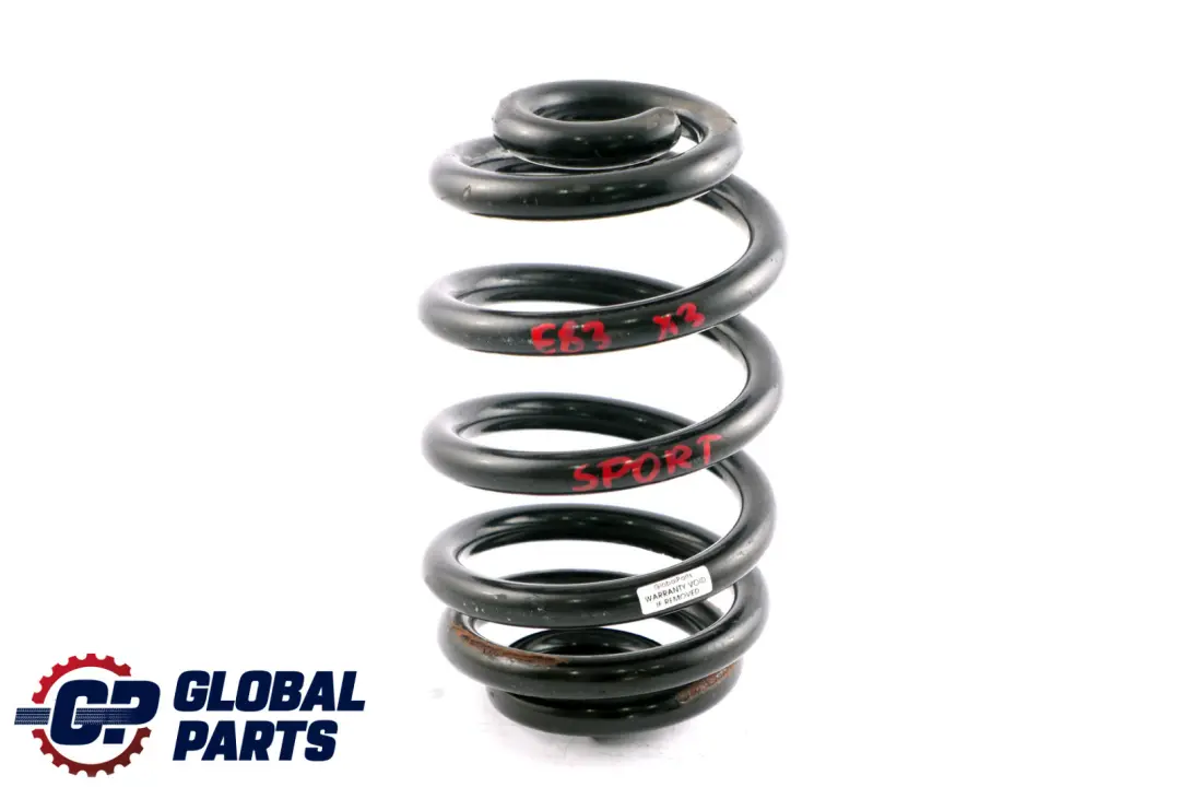 BMW X3 E83 Sport Tylna Sprężyna Zawieszenia Lewa/Prawa - SKU X3-E83-SPORT-COIL-SPRING-1 - Numer Części X3 E83 SPORT COIL SPRING