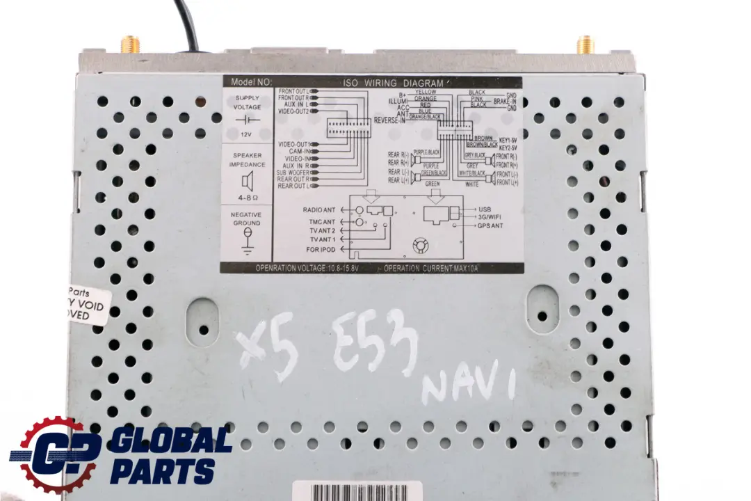 Onboard Navigation Navi DVD Infotainment System Monitor Screen to BMW X5 Series E53 with Part number X5 E53 Navi BMW X5 Series E53 Onboard Navigation Navi DVD Infotainment System Monitor Screen - SKU X5 E53 Navi - Part number X5 E53 Navi