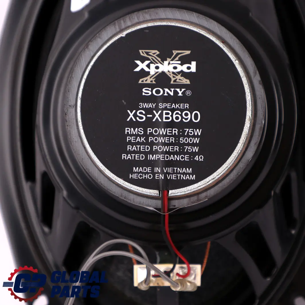 Genuine Sony Xplod Stereo 3-Way Coaxial Speaker Loudspeaker Set to with Part number XS-XB690 Genuine Sony Xplod Stereo 3-Way Coaxial Speaker Loudspeaker Set - SKU XS-XB690 - Part number XS-XB690