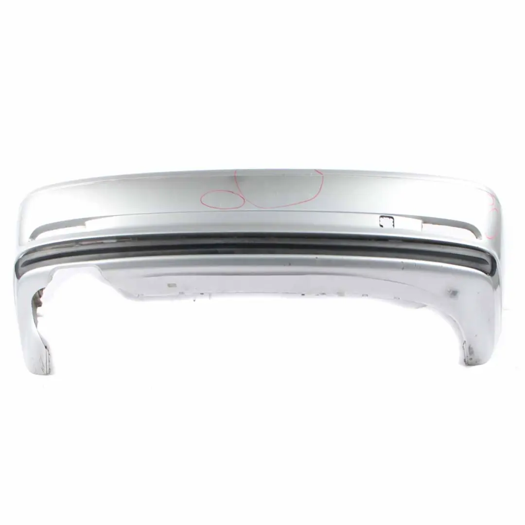 Bumper Rear BMW E46 Coupe Cabrio Trim Panel PDC Titan Silver Metallic - 354 to with Part number 0000696 Bumper Rear BMW E46 Coupe Cabrio Trim Panel PDC Titan Silver Metallic - 354 - SKU 0000696-TS - Part number 0000696