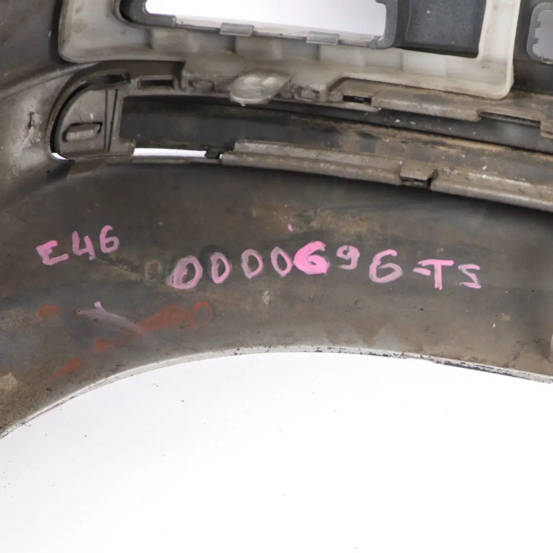 Bumper Rear BMW E46 Coupe Cabrio Trim Panel PDC Titan Silver Metallic - 354 to with Part number 0000696 Bumper Rear BMW E46 Coupe Cabrio Trim Panel PDC Titan Silver Metallic - 354 - SKU 0000696-TS - Part number 0000696