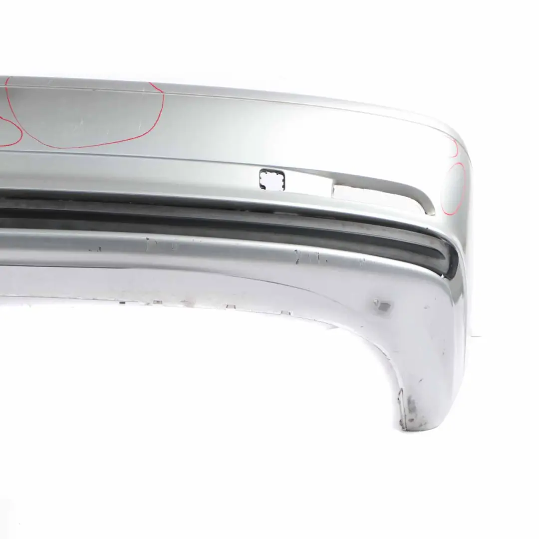 Bumper Rear BMW E46 Coupe Cabrio Trim Panel PDC Titan Silver Metallic - 354 to with Part number 0000696 Bumper Rear BMW E46 Coupe Cabrio Trim Panel PDC Titan Silver Metallic - 354 - SKU 0000696-TS - Part number 0000696
