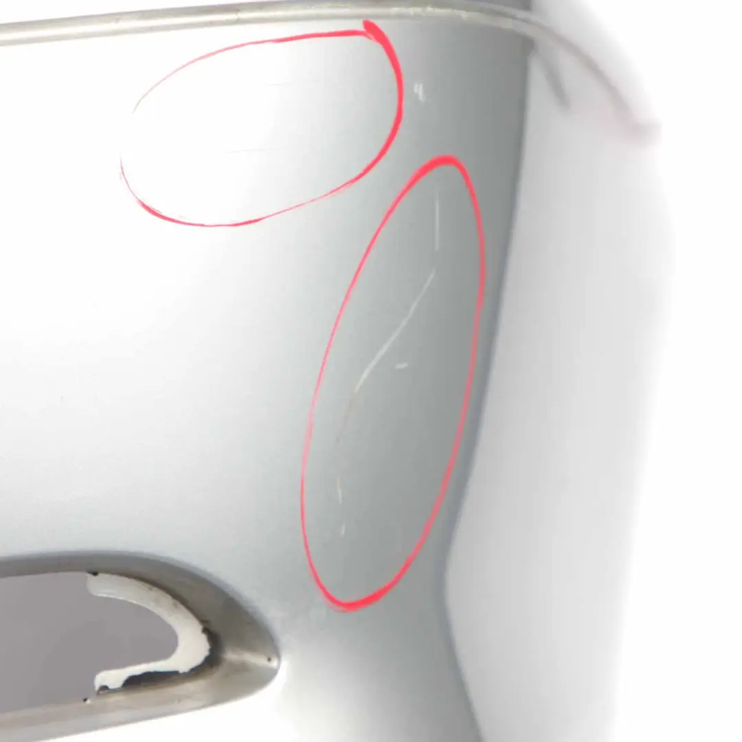 Bumper Rear BMW E46 Coupe Cabrio Trim Panel PDC Titan Silver Metallic - 354 to with Part number 0000696 Bumper Rear BMW E46 Coupe Cabrio Trim Panel PDC Titan Silver Metallic - 354 - SKU 0000696-TS - Part number 0000696