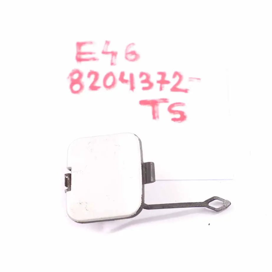 BMW E46 Gancio traino Copri occhiello posteriore Titan Argento 354 8204372 - SKU 0000697-TS - Numero di parte 0000697