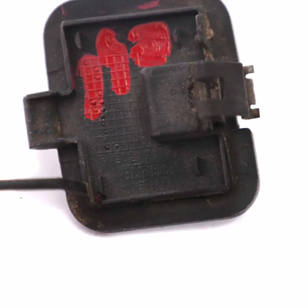 Towing Eye Hook Cover Flap Rear Bumper Titan Silver Metallic 354 8204372 to BMW E46 with Part number 0000697 BMW E46 Towing Eye Hook Cover Flap Rear Bumper Titan Silver Metallic 354 8204372 - SKU 0000697-TS - Part number 0000697