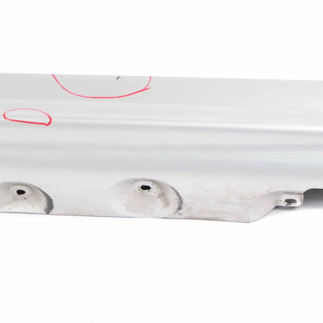 Side Skirt BMW E46 Coupe Cabrio Left N/S Sill Kick Panel Titan Silver - 354 to with Part number 0000766 Side Skirt BMW E46 Coupe Cabrio Left N/S Sill Kick Panel Titan Silver - 354 - SKU 0000766-TS - Part number 0000766
