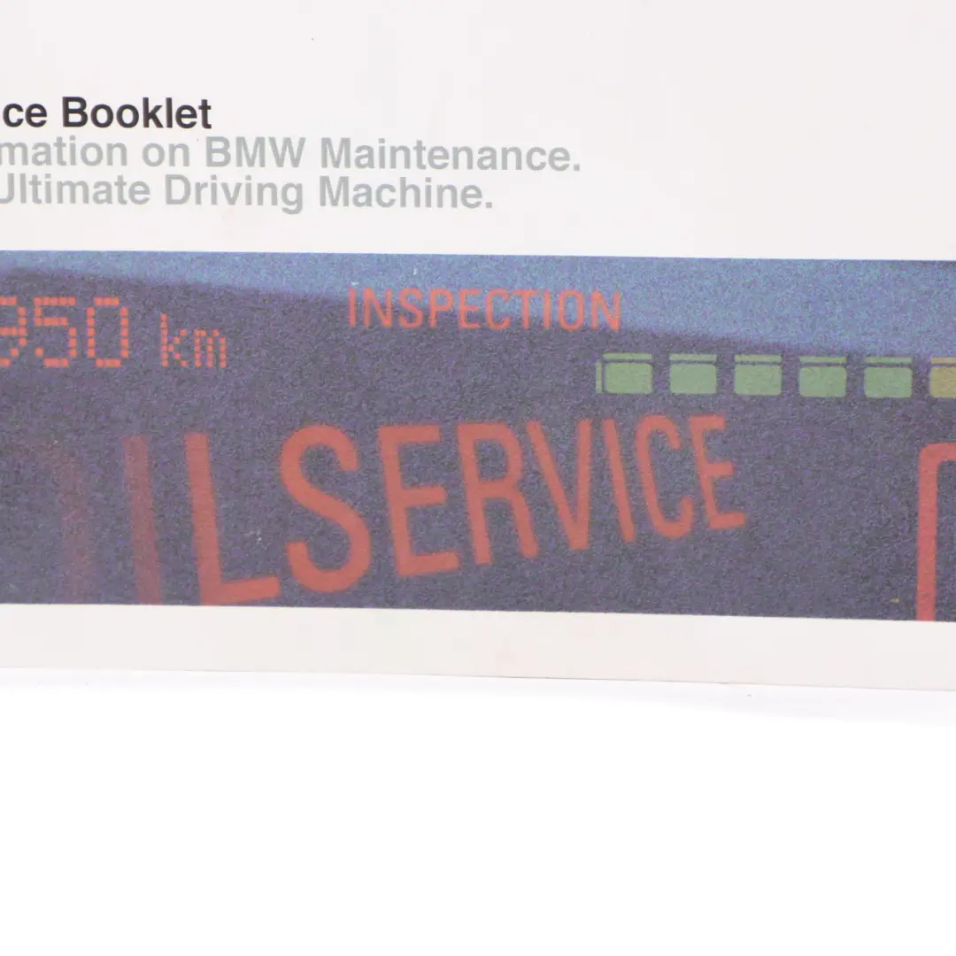 Service Booklet BMW E38 E39 E46 X5 E53 Service Inspection Book to with Part number 0000974 Service Booklet BMW E38 E39 E46 X5 E53 Service Inspection Book - SKU 0000974 - Part number 0000974