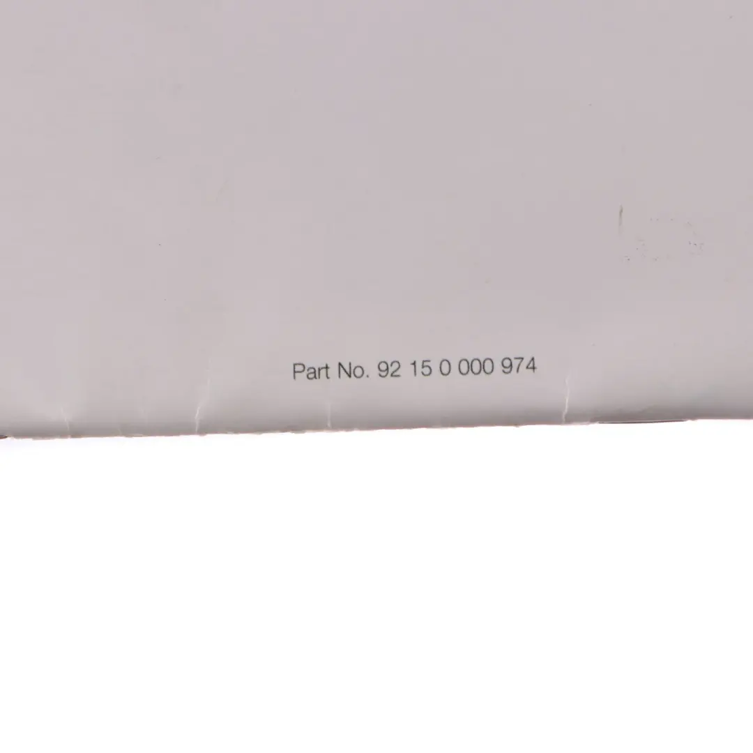  Service Booklet BMW E38 E39 E46 X5 E53 Service Inspection Book - SKU 0000974 - Part number 0000974