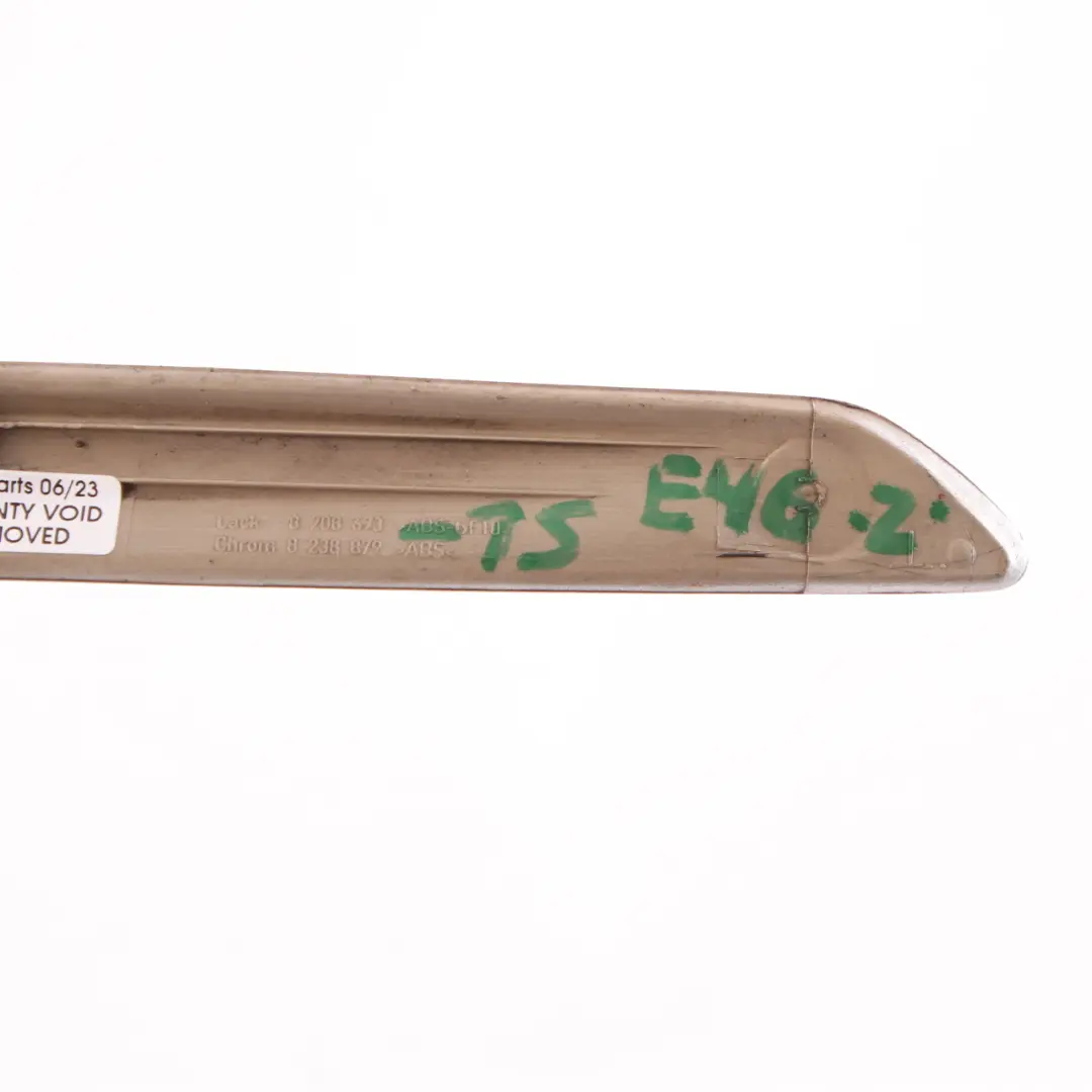BMW E46 Side Panel Moulding Quarter Strip Rear Left N/S Titan Silver 354 8208673 - SKU 0001036-TS - Part number 0001036