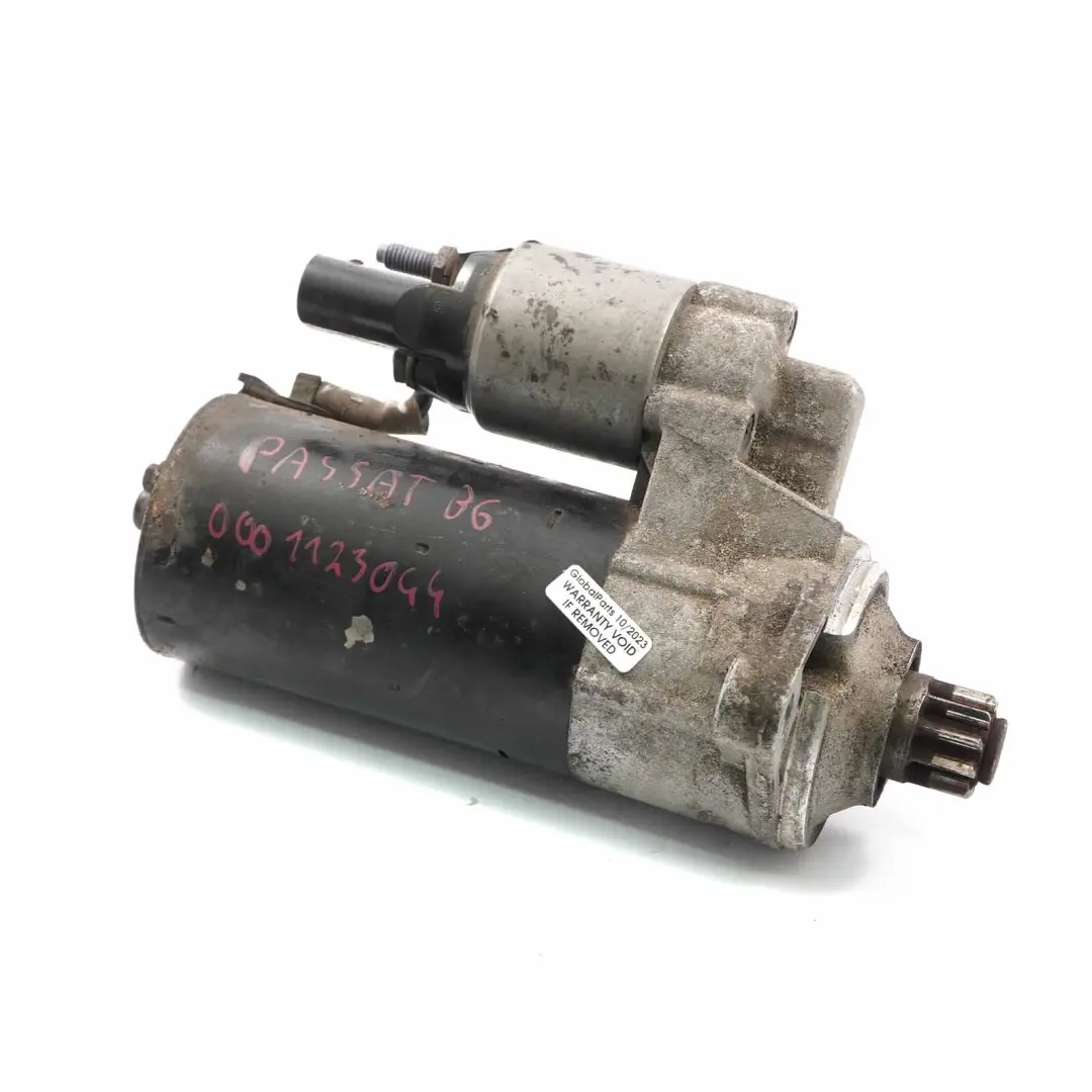 Motorino di avviamento per Volkswagen VW Golf VI Passat B6 2.0 TDI Diesel con numero di parte 0001123044 Volkswagen VW Golf VI Passat B6 2.0 TDI Diesel Motorino di avviamento - SKU 0001123044 - Numero di parte 0001123044