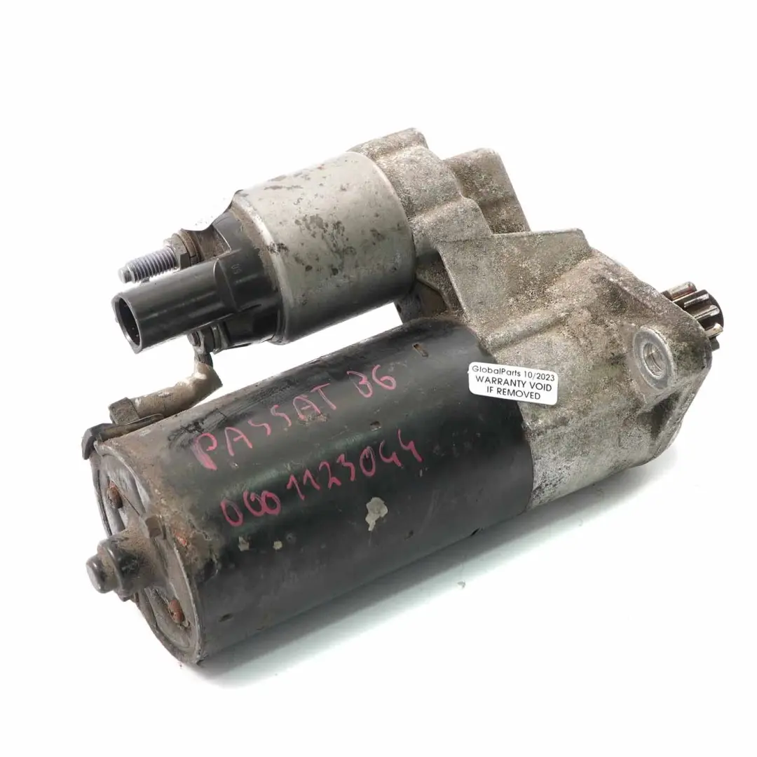 Motorino di avviamento per Volkswagen VW Golf VI Passat B6 2.0 TDI Diesel con numero di parte 0001123044 Volkswagen VW Golf VI Passat B6 2.0 TDI Diesel Motorino di avviamento - SKU 0001123044 - Numero di parte 0001123044