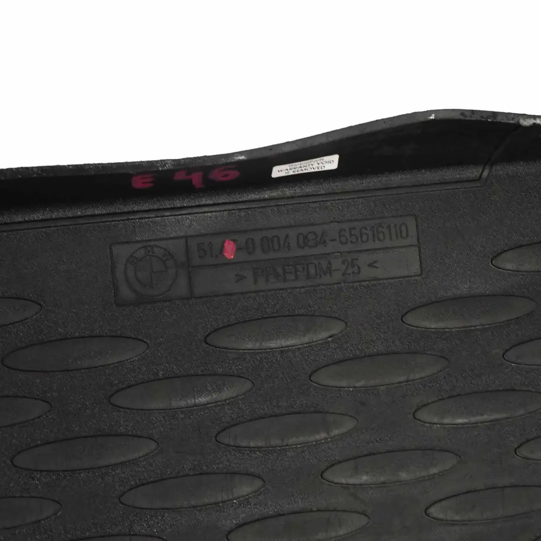 BMW E46 Touring Gepäckraum Kofferaum Boden Gummi Matte Verkleidung 000 - SKU 4084 - Teilenummer 0004084