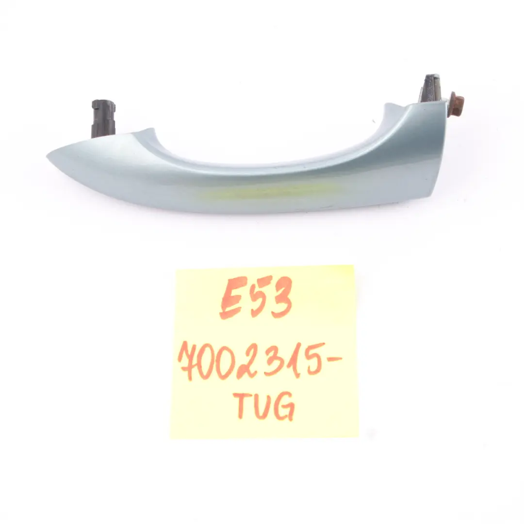  Door Handle Grab BMW X5 E53 Front Rear Left N/S Cover Türkis Grau Turquoise Grey - SKU 0007422-TUG - Part number 0007422