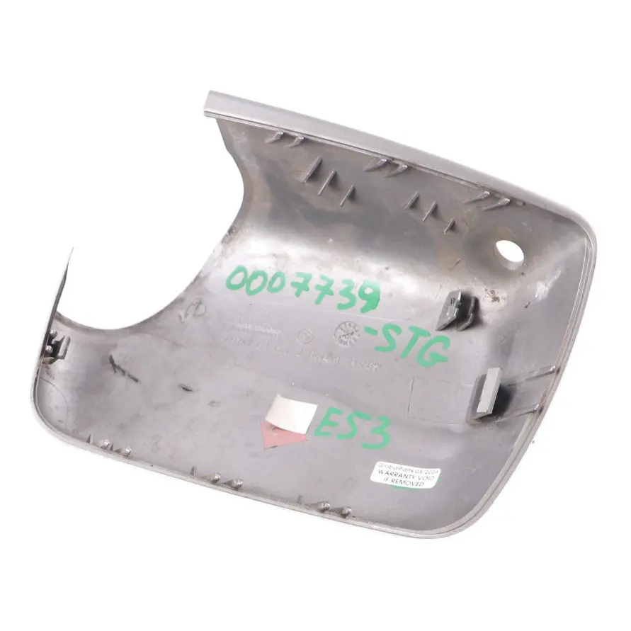 Wing Mirror Cover Cap Front Left N/S Sterling Grey Metallic 472 to BMW E53 with Part number 0007739 BMW E53 Wing Mirror Cover Cap Front Left N/S Sterling Grey Metallic 472 - SKU 0007739-STG - Part number 0007739