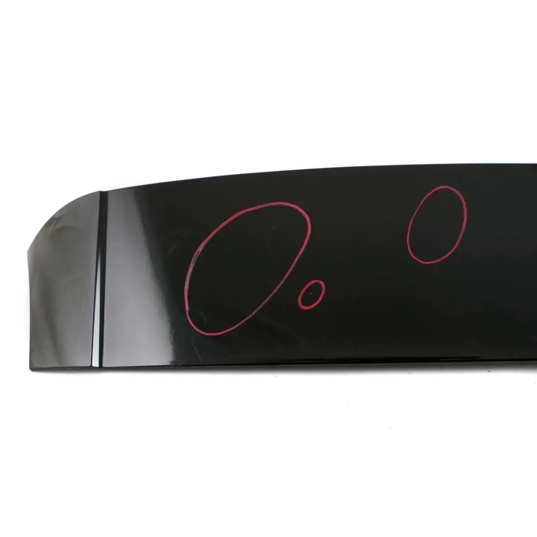 BMW X5 E53 Tapa del maletero trasero Tailgate Upper Spoiler Trim Negro Zafiro - SKU 0008798-BS1 - Número de pieza 0008798