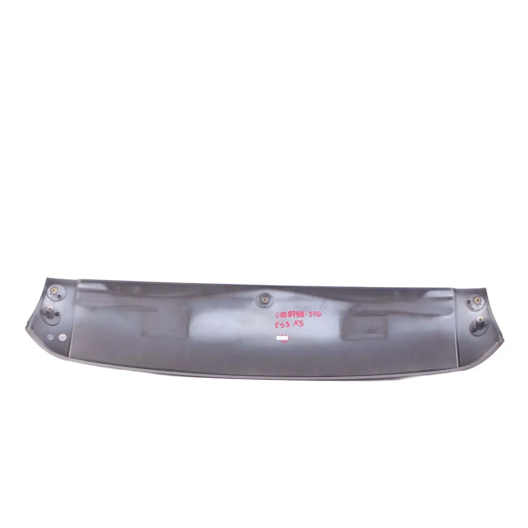 Spoiler Trunk Lid Boot Upper Stahlgrau Steel Grey Metallic - 400 to BMW X5 E53 Rear with Part number 0008798 BMW X5 E53 Rear Spoiler Trunk Lid Boot Upper Stahlgrau Steel Grey Metallic - 400 - SKU 0008798-STG - Part number 0008798