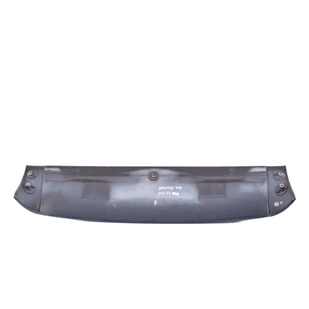 BMW X5 Series E53 Rear Spoiler Trunk Lid Boot Upper Topasblau Blue Blau Metallic - SKU 0008798-TPB - Part number 0008798