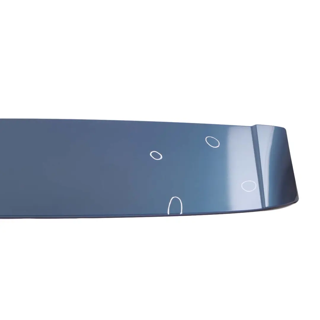 Spoiler Trunk Lid Boot Upper Topasblau Blue Blau Metallic to BMW X5 Series E53 Rear with Part number 0008798 BMW X5 Series E53 Rear Spoiler Trunk Lid Boot Upper Topasblau Blue Blau Metallic - SKU 0008798-TPB - Part number 0008798