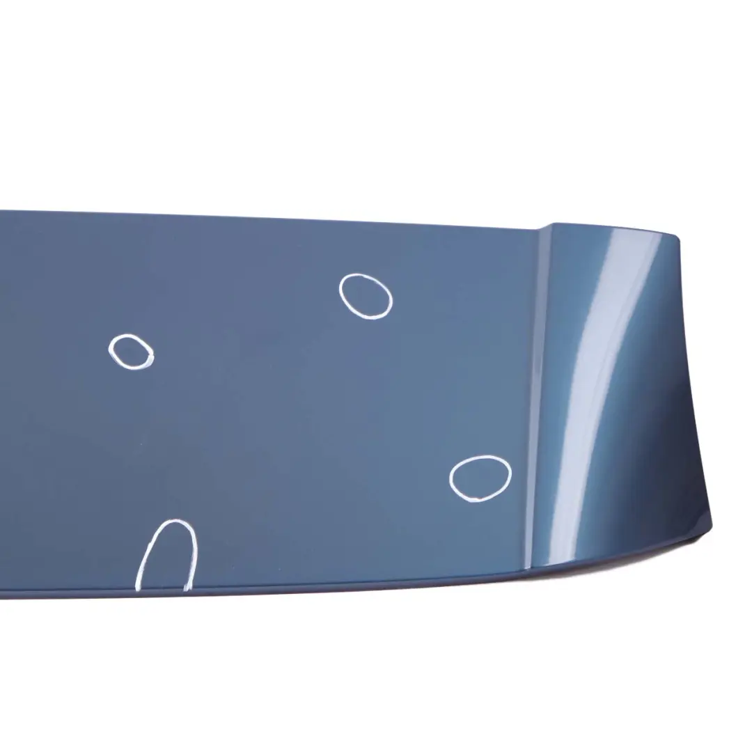 BMW X5 Series E53 Rear Spoiler Trunk Lid Boot Upper Topasblau Blue Blau Metallic - SKU 0008798-TPB - Part number 0008798