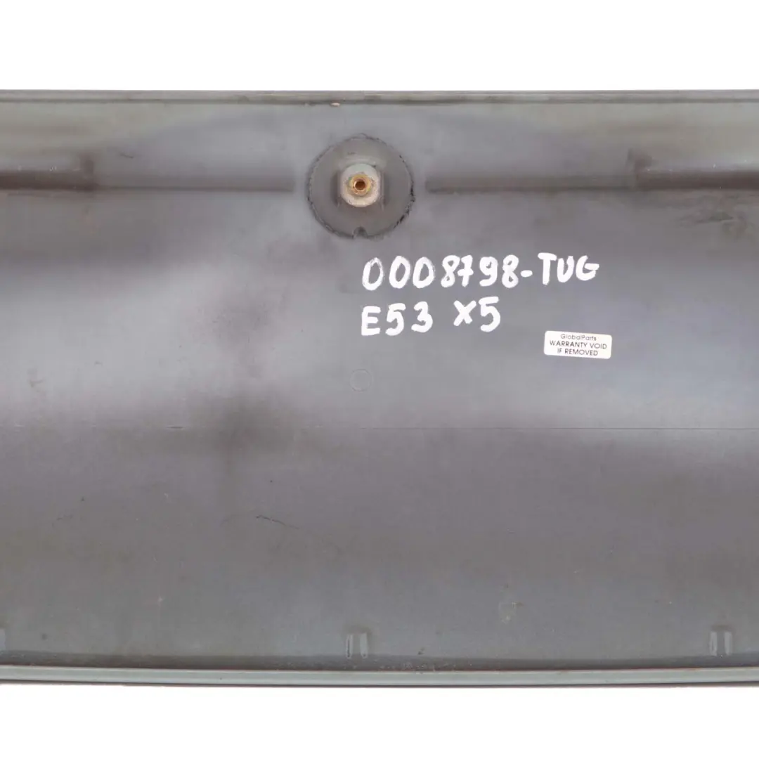 BMW X5 E53 Rear Spoiler Boot Lid Tailgate Upper Trim Türkis Grau Turquoise Grey - SKU 0008798-TUG - Part number 0008798