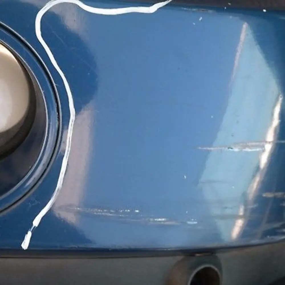 BMW X5 Series E53 Front Bumper Panel PDC Topasblau Topaz Blue Metallic - 361 - SKU 0010150-TPB - Part number 10150