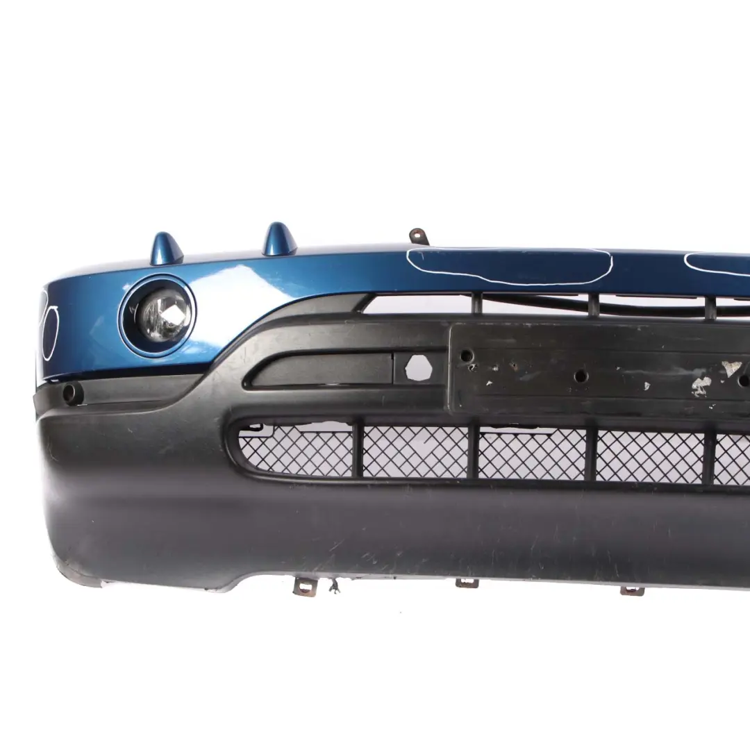 Front Bumper Panel PDC Topasblau Topaz Blue Metallic - 361 to BMW X5 E53 with Part number 0010150 BMW X5 E53 Front Bumper Panel PDC Topasblau Topaz Blue Metallic - 361 - SKU 0010150-TPB2 - Part number 0010150