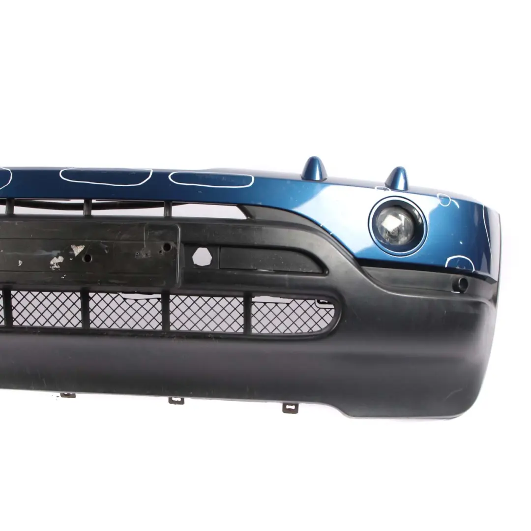 Front Bumper Panel PDC Topasblau Topaz Blue Metallic - 361 to BMW X5 E53 with Part number 0010150 BMW X5 E53 Front Bumper Panel PDC Topasblau Topaz Blue Metallic - 361 - SKU 0010150-TPB2 - Part number 0010150
