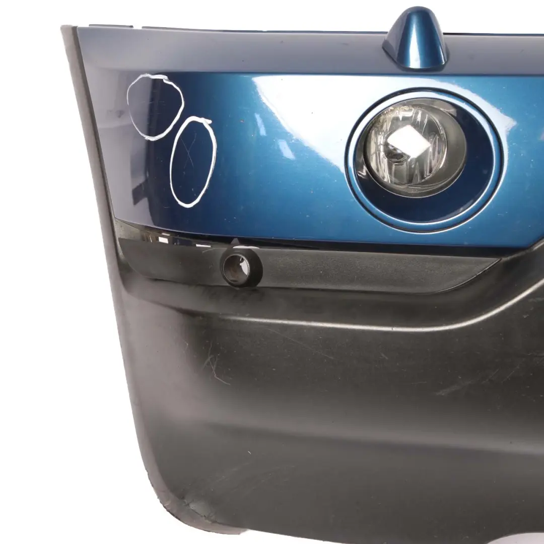 Front Bumper Panel PDC Topasblau Topaz Blue Metallic - 361 to BMW X5 E53 with Part number 0010150 BMW X5 E53 Front Bumper Panel PDC Topasblau Topaz Blue Metallic - 361 - SKU 0010150-TPB2 - Part number 0010150
