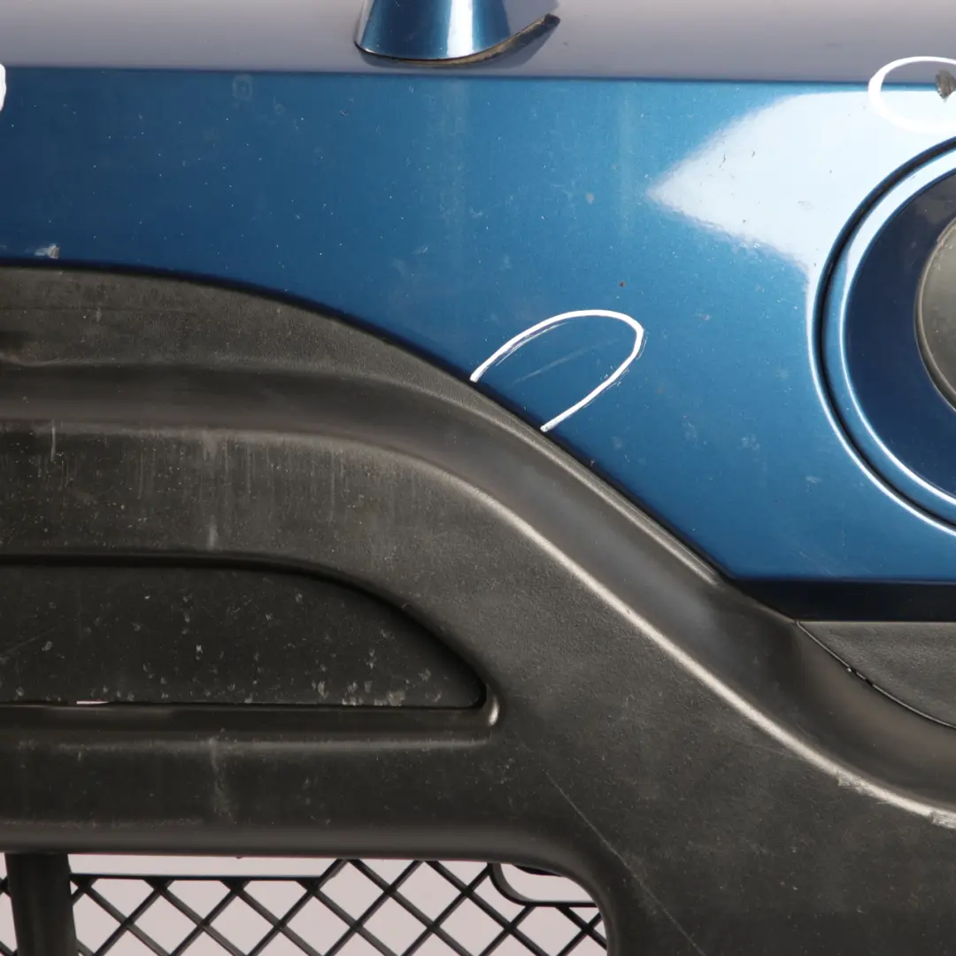 Front Bumper Panel PDC Topasblau Topaz Blue Metallic - 361 to BMW X5 E53 with Part number 0010150 BMW X5 E53 Front Bumper Panel PDC Topasblau Topaz Blue Metallic - 361 - SKU 0010150-TPB2 - Part number 0010150