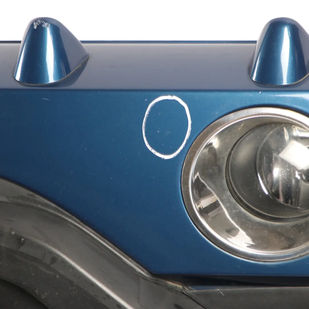 Front Bumper Panel PDC Topasblau Topaz Blue Metallic - 361 to BMW X5 E53 with Part number 0010150 BMW X5 E53 Front Bumper Panel PDC Topasblau Topaz Blue Metallic - 361 - SKU 0010150-TPB4 - Part number 0010150