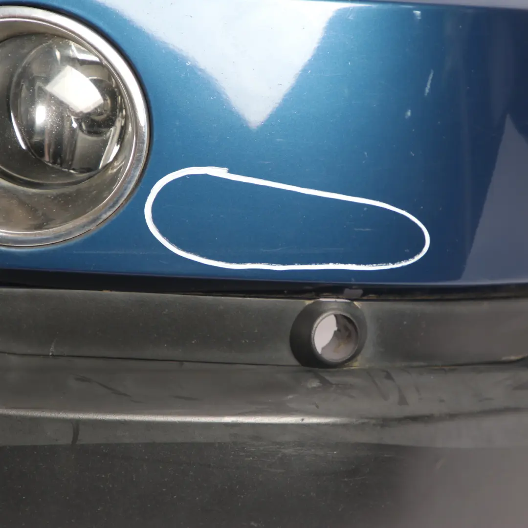 Front Bumper Panel PDC Topasblau Topaz Blue Metallic - 361 to BMW X5 E53 with Part number 0010150 BMW X5 E53 Front Bumper Panel PDC Topasblau Topaz Blue Metallic - 361 - SKU 0010150-TPB4 - Part number 0010150