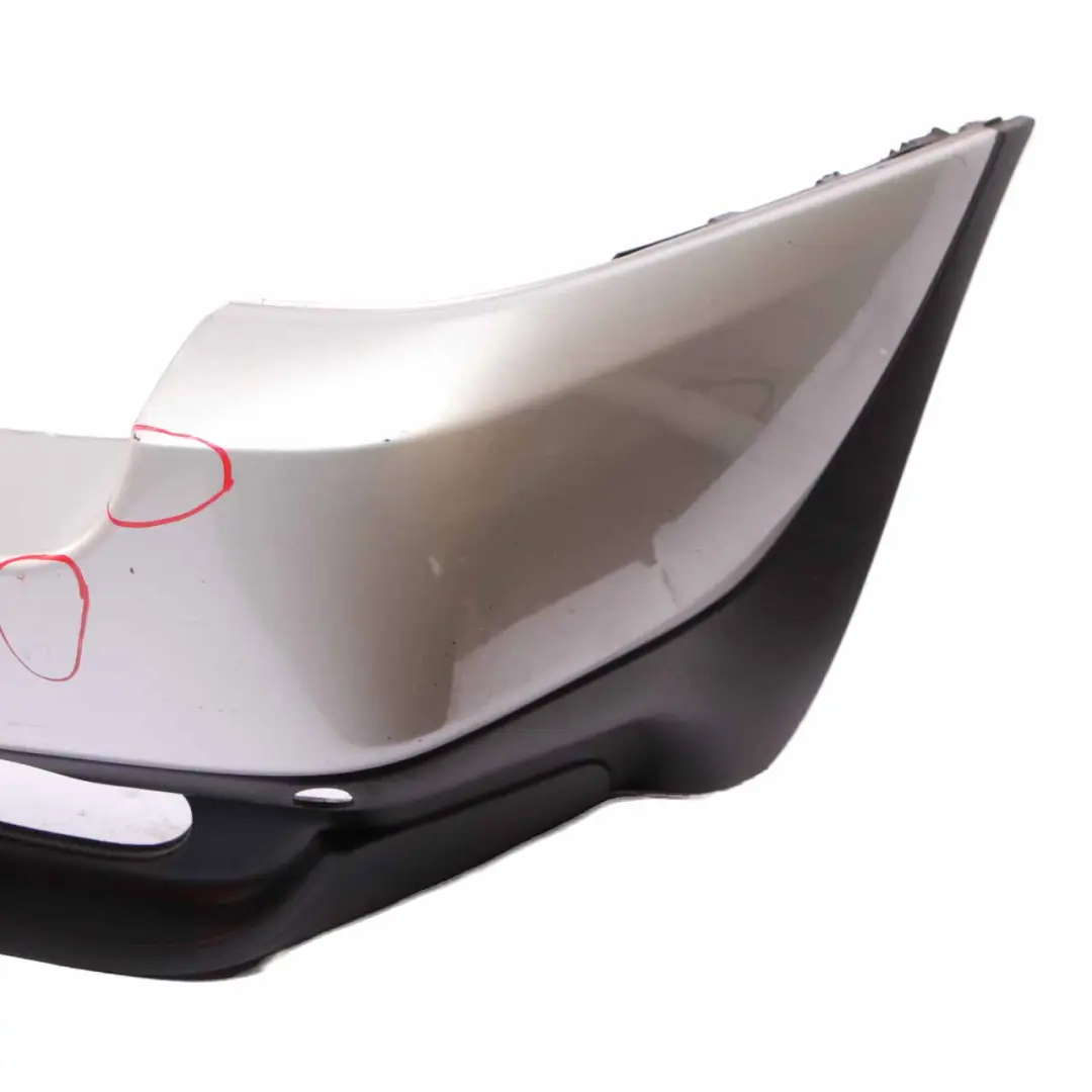 BMW X5 E53 Rear Bumper Panel PDC Titansilber Titan Silver Metallic - 354 - SKU 0010154-TS - Part number 0010154