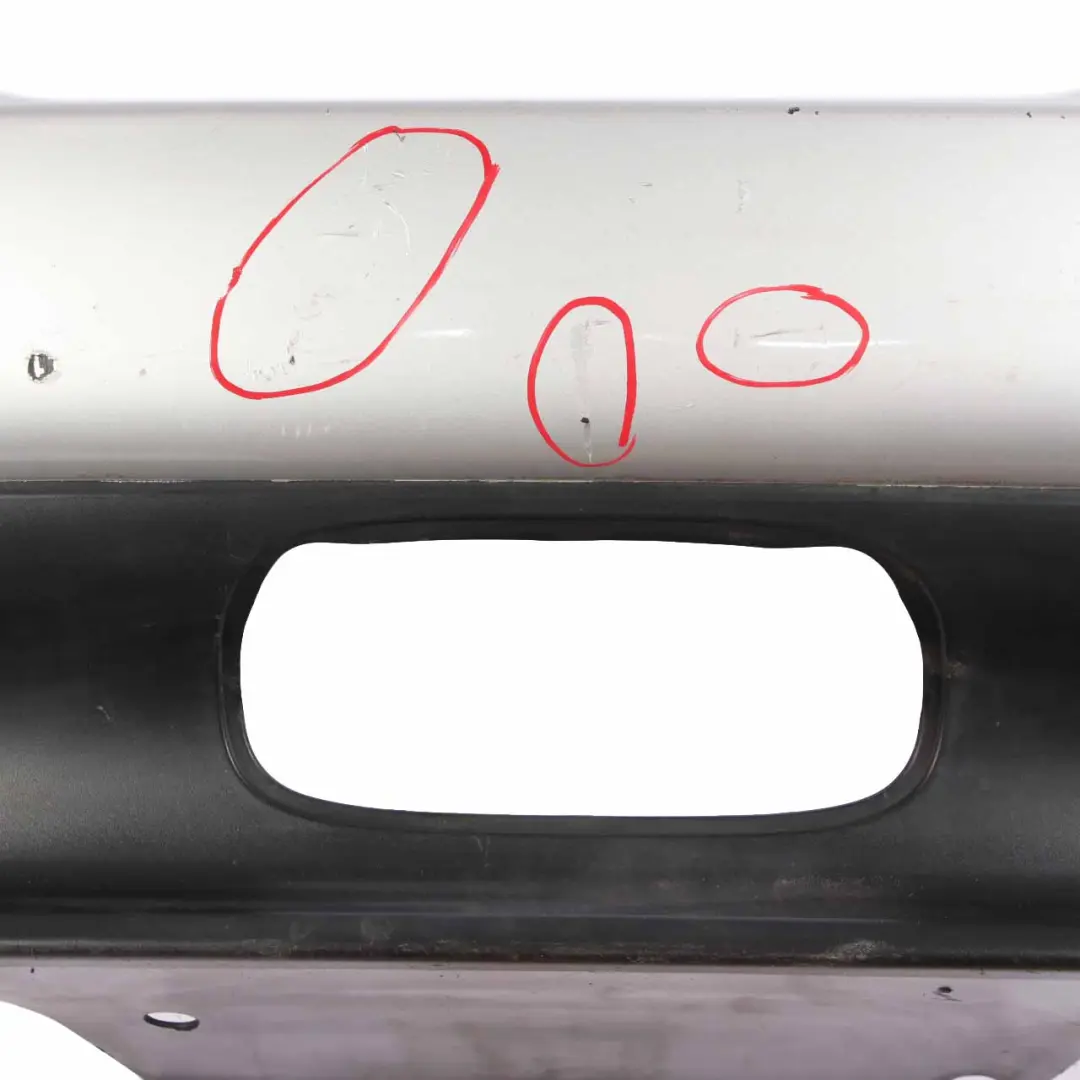 Bumper Panel PDC Titansilber Titan Silver Metallic - 354 to BMW X5 E53 Rear with Part number 0010154 BMW X5 E53 Rear Bumper Panel PDC Titansilber Titan Silver Metallic - 354 - SKU 0010154-TS - Part number 0010154