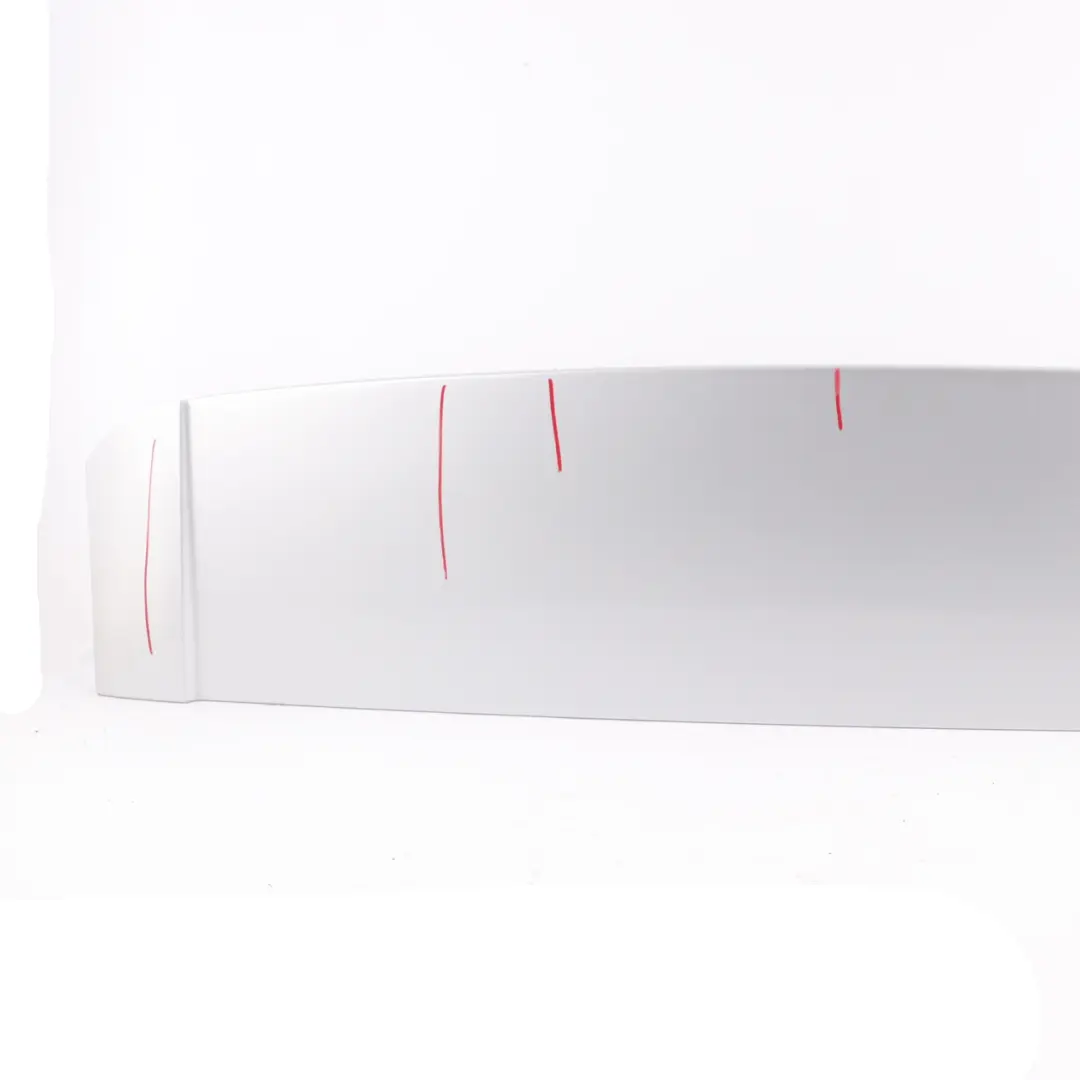 Boot Lid Tailgate Upper Spoiler Trim Titansilber Silver 354 to BMW X5 E53 Rear with Part number 0010495 BMW X5 E53 Rear Boot Lid Tailgate Upper Spoiler Trim Titansilber Silver 354 - SKU 0010495-TS - Part number 0010495