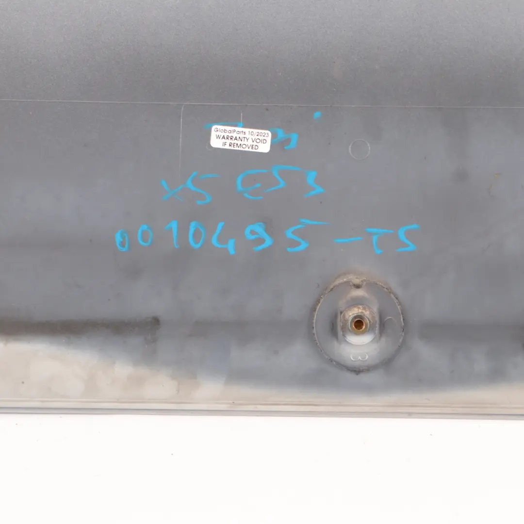 Boot Lid Tailgate Upper Spoiler Trim Titansilber Silver 354 to BMW X5 E53 Rear with Part number 0010495 BMW X5 E53 Rear Boot Lid Tailgate Upper Spoiler Trim Titansilber Silver 354 - SKU 0010495-TS - Part number 0010495