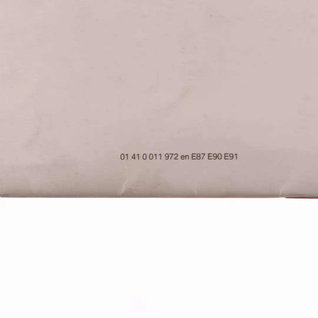 BMW E87 E90 E91 Service Booklet 0141 - SKU 0011972-1 - Part number 0011972