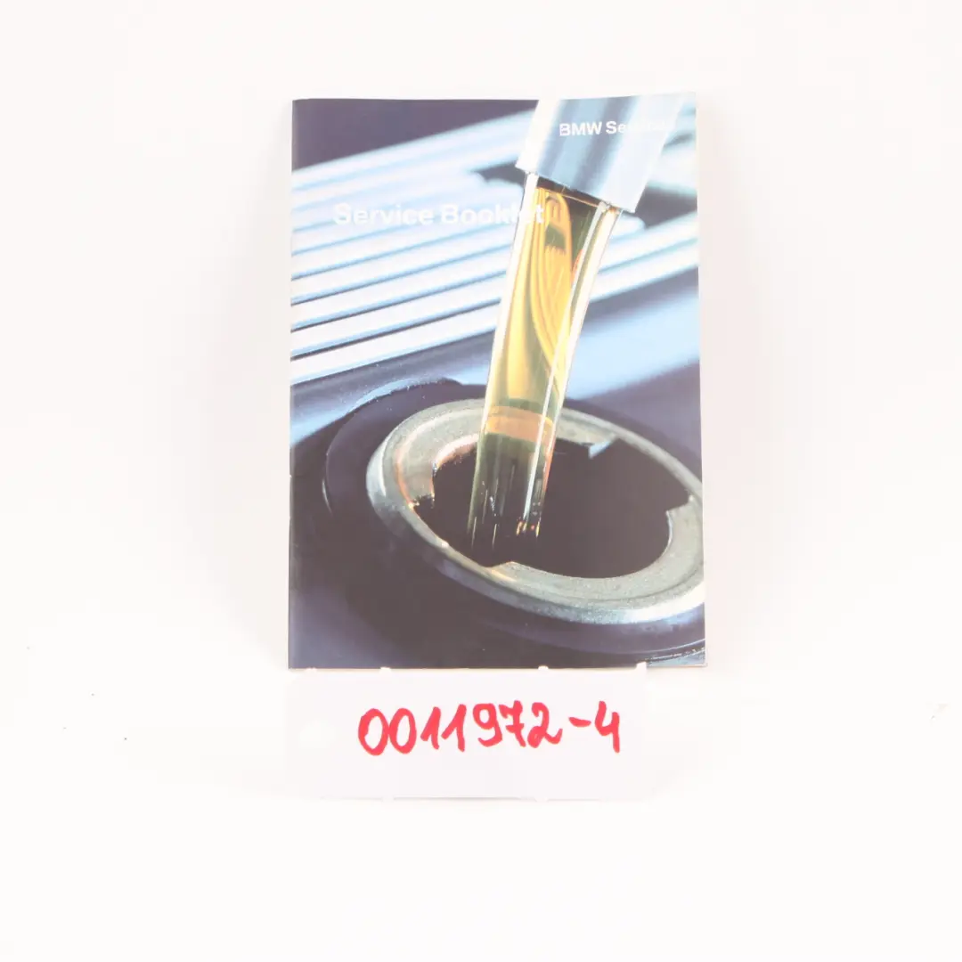 Service Booklet Handbook Maintenance Book to BMW E87 E90 E91 with Part number 0011972 BMW E87 E90 E91 Service Booklet Handbook Maintenance Book - SKU 0011972-4 - Part number 0011972