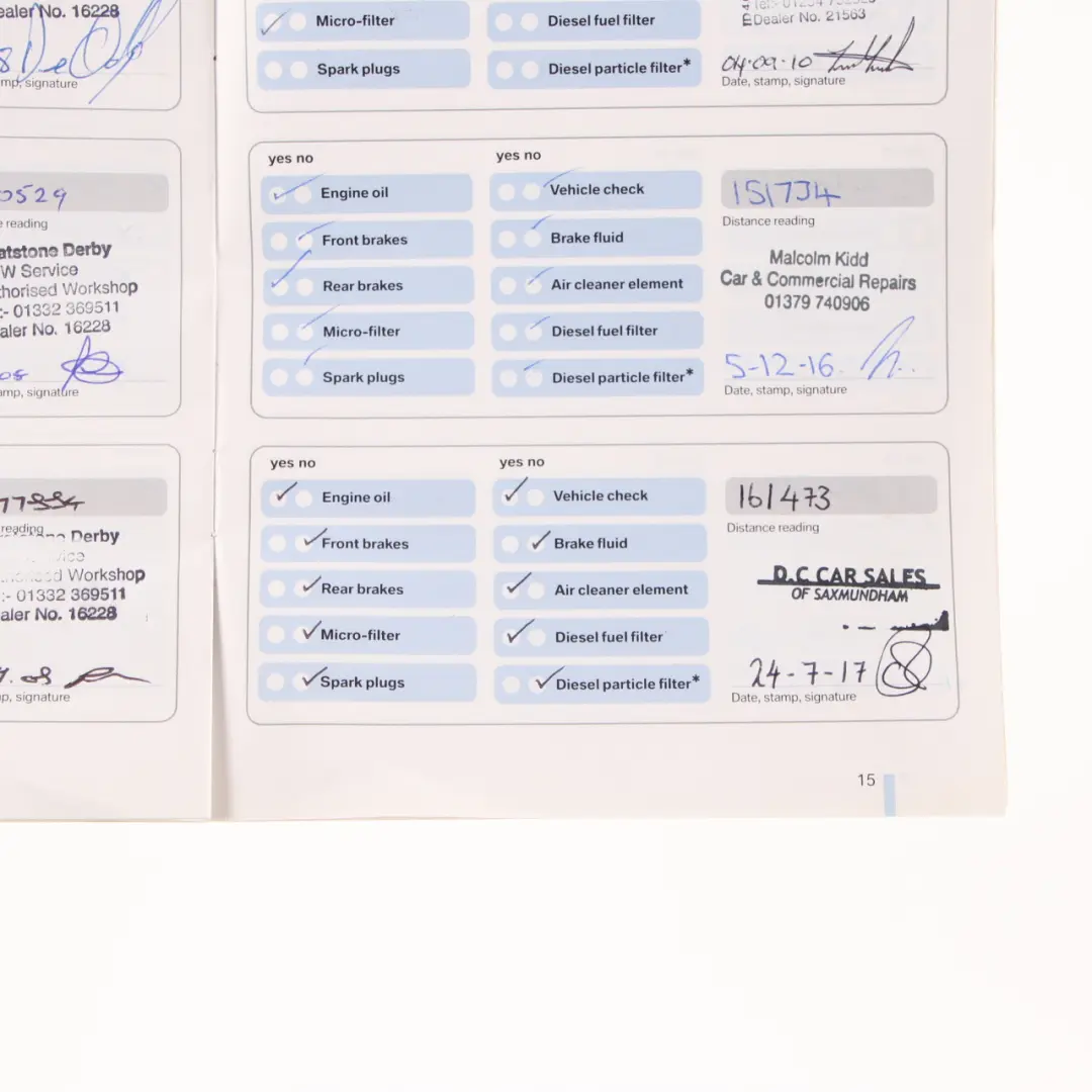 BMW E87 E90 E91 Service Booklet Handbook Maintenance Book - SKU 0011972-4 - Part number 0011972