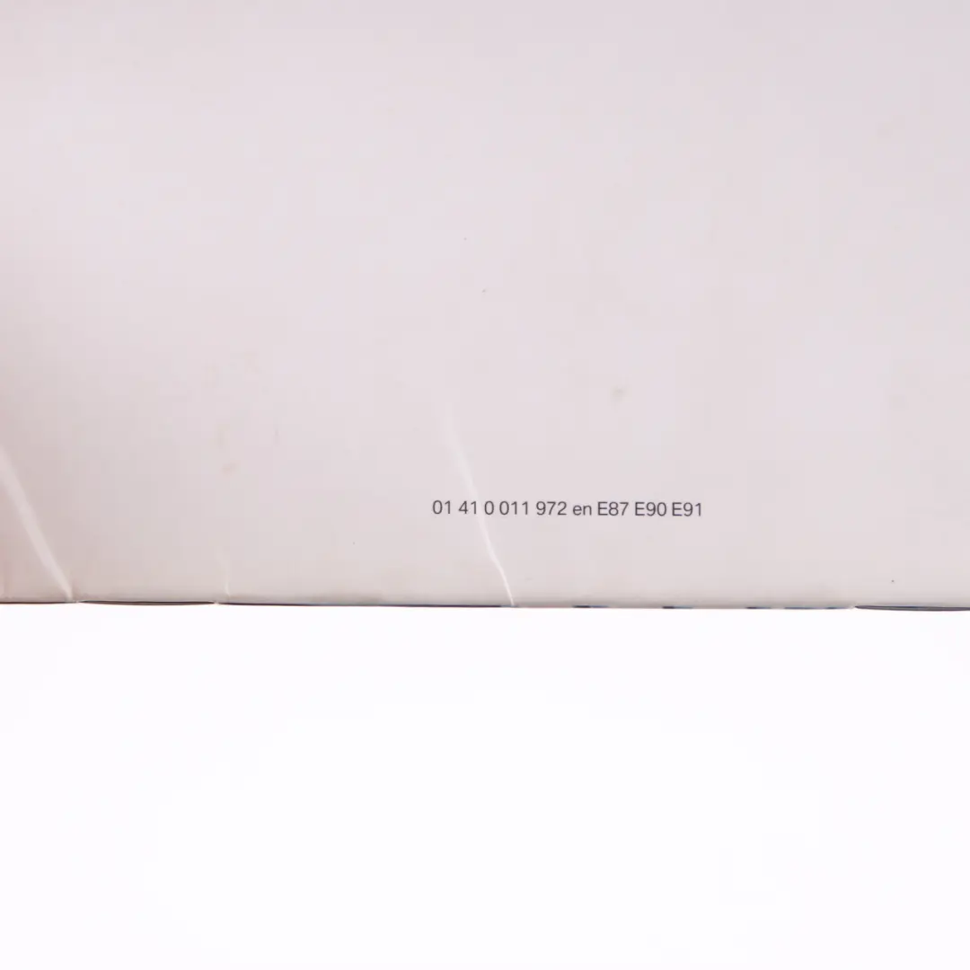 BMW E87 E90 E91 Service Booklet Handbook Maintenance Book - SKU 0011972-4 - Part number 0011972