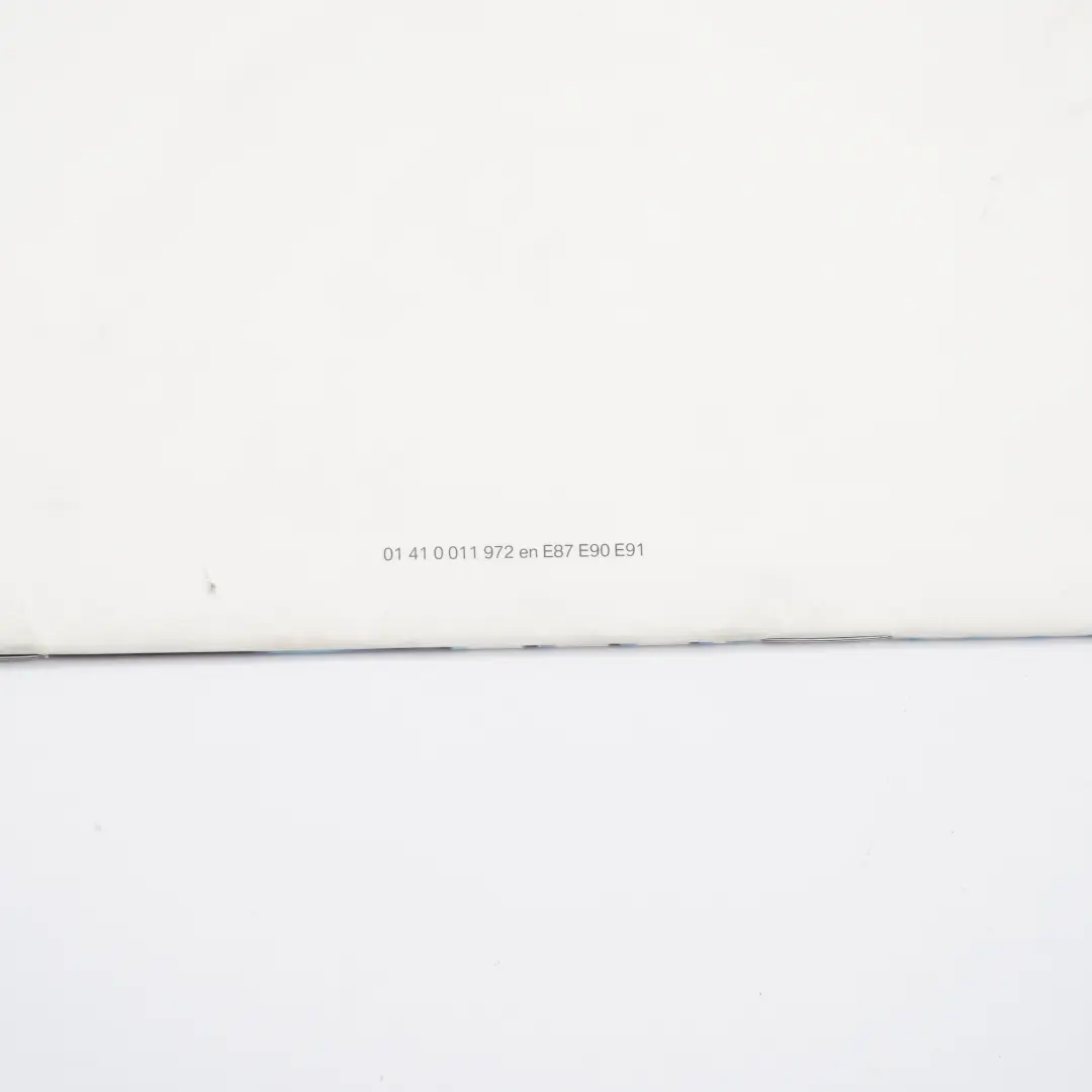 Service Booklet 014100 00 to BMW 1 3 Series E87 E90 E91 with Part number 0011972 BMW 1 3 Series E87 E90 E91 Service Booklet 014100 00 - SKU 11972 - Part number 0011972