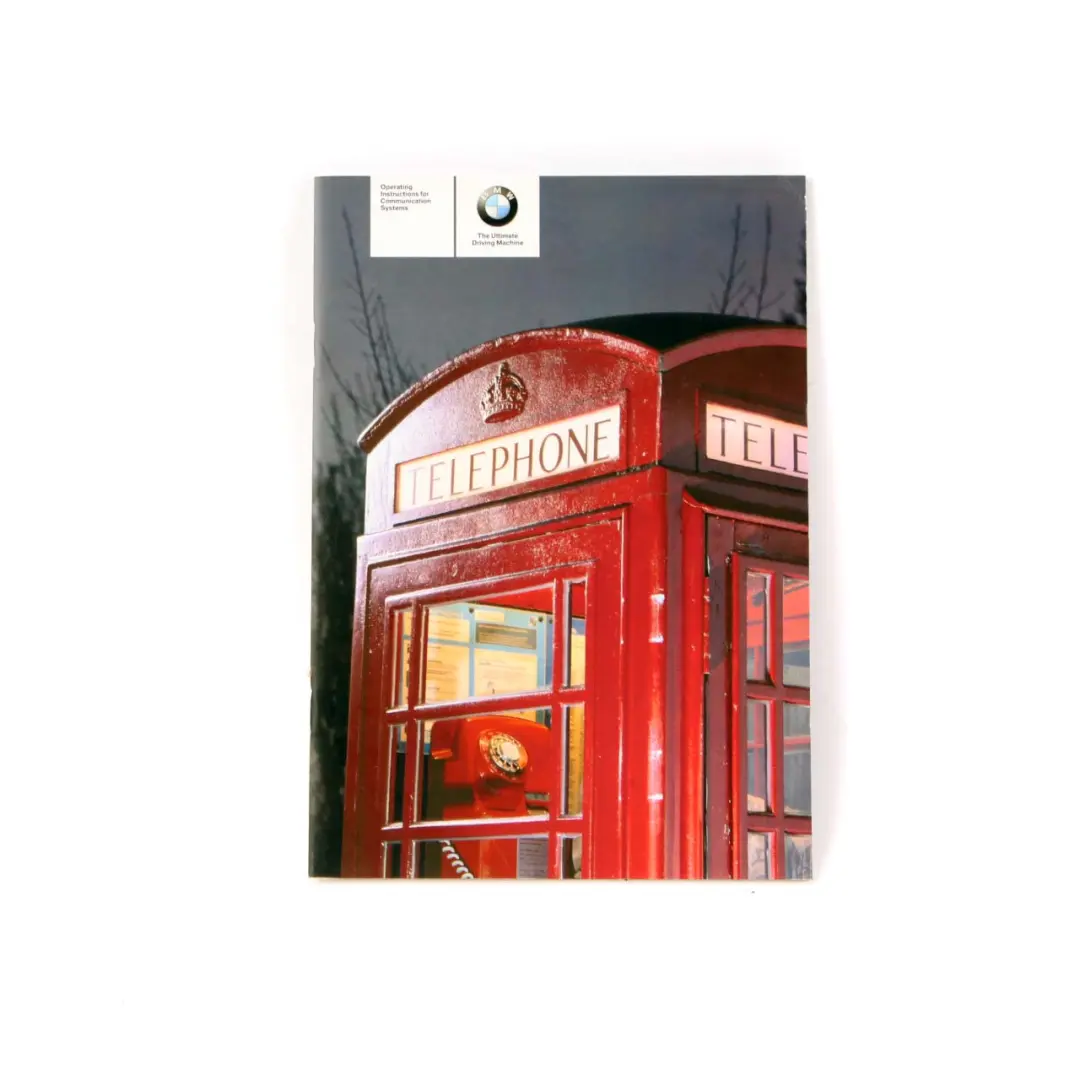 BMW 5 E60 E61 Service Book Booklet Case Pouch Wallet - SKU 0012182 - Part number 0012182