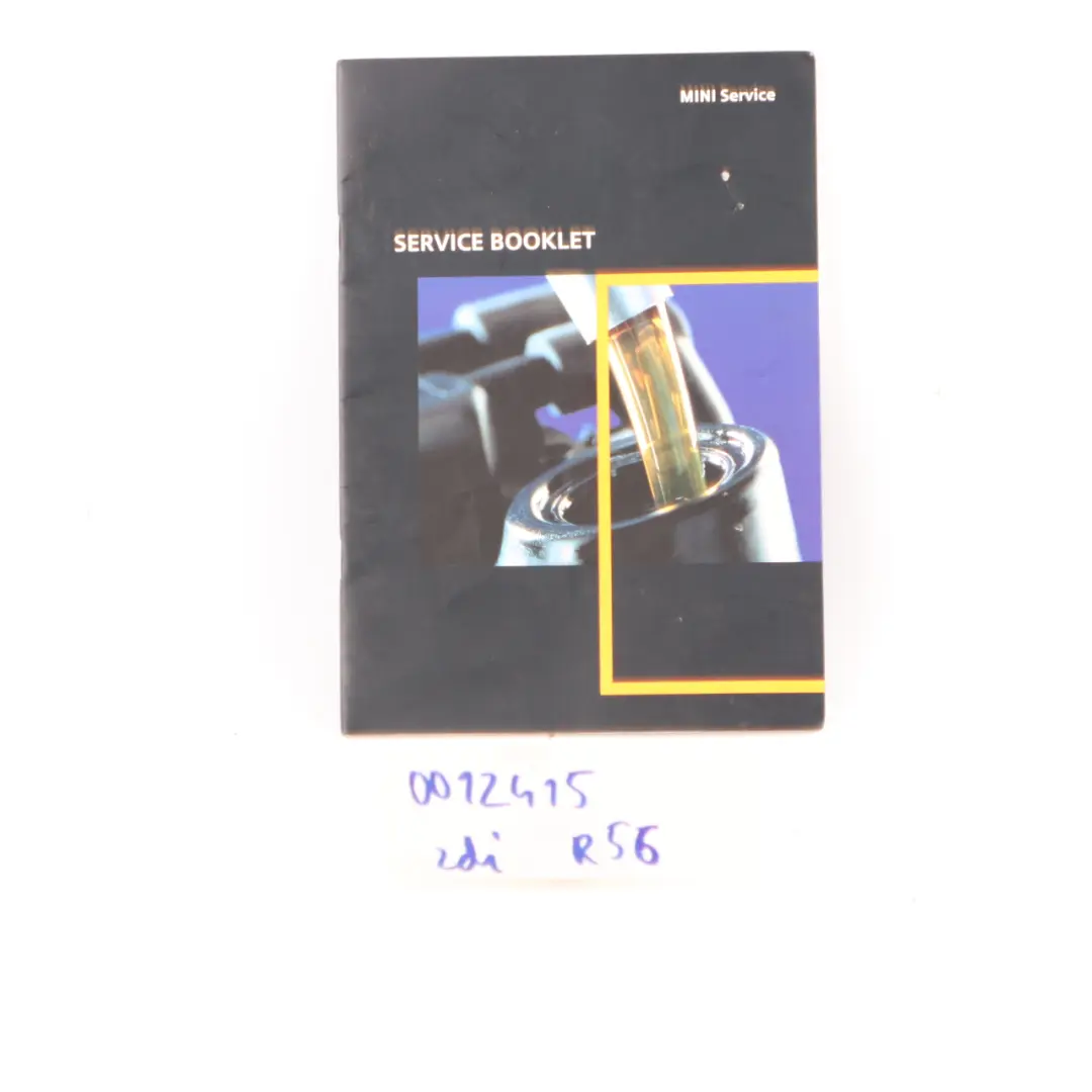 Service Booklet Service Inspection Book to Mini R55 R56 with Part number 0012415 Mini R55 R56 Service Booklet Service Inspection Book - SKU 0012415 - Part number 0012415