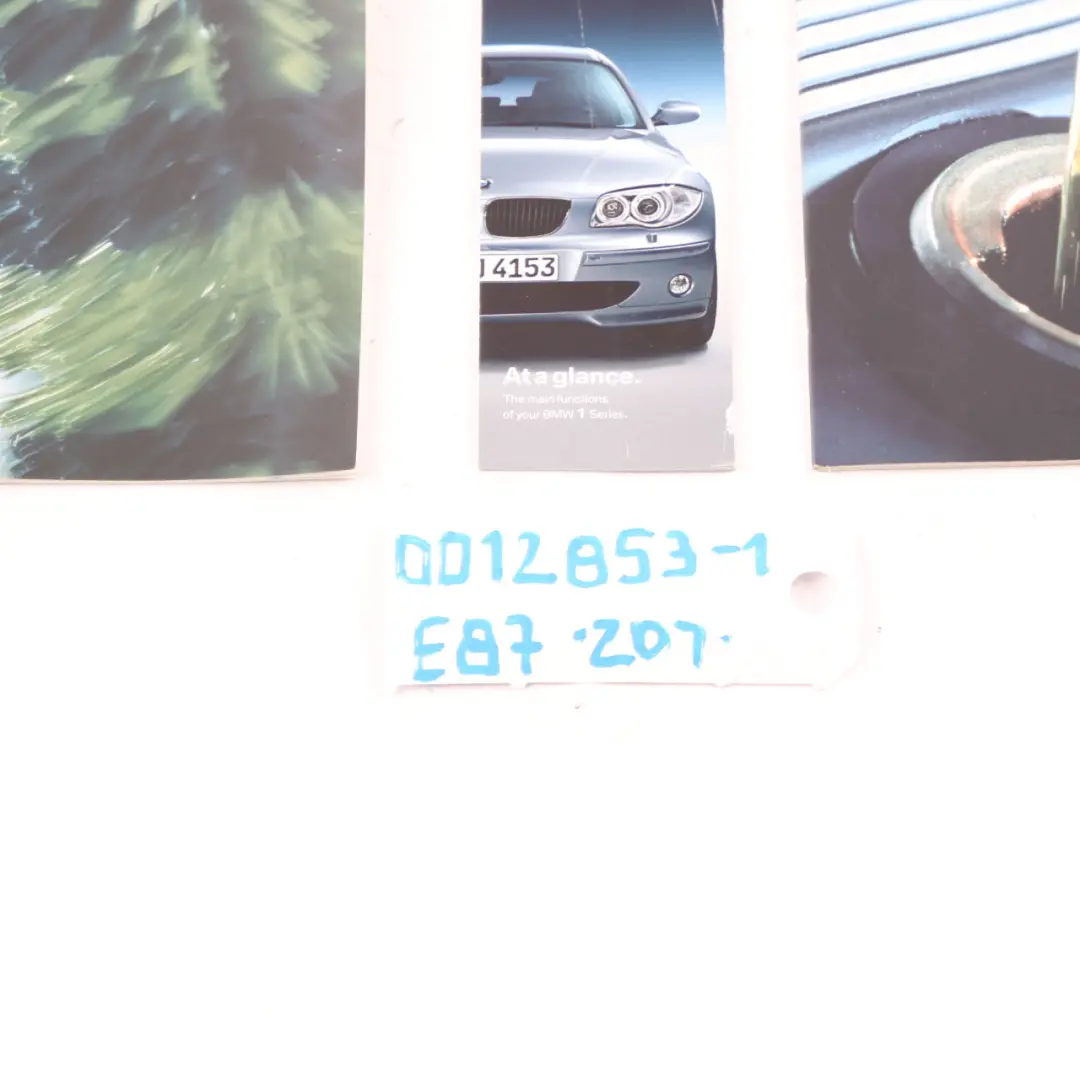 BMW E87 Service Booklet Owner's Handbook Case Pouch Wallet - SKU 0012853-1 - Part number 0012853