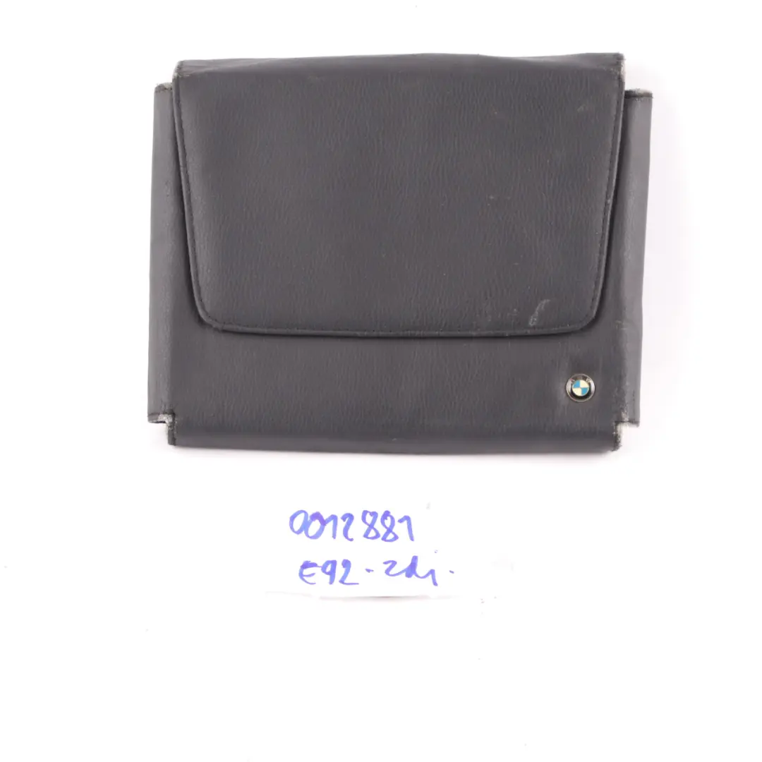 BMW E92 Coupe Owner's Handbook Service Booklet Pouch Wallet Case - SKU 12881 - Part number 0012881