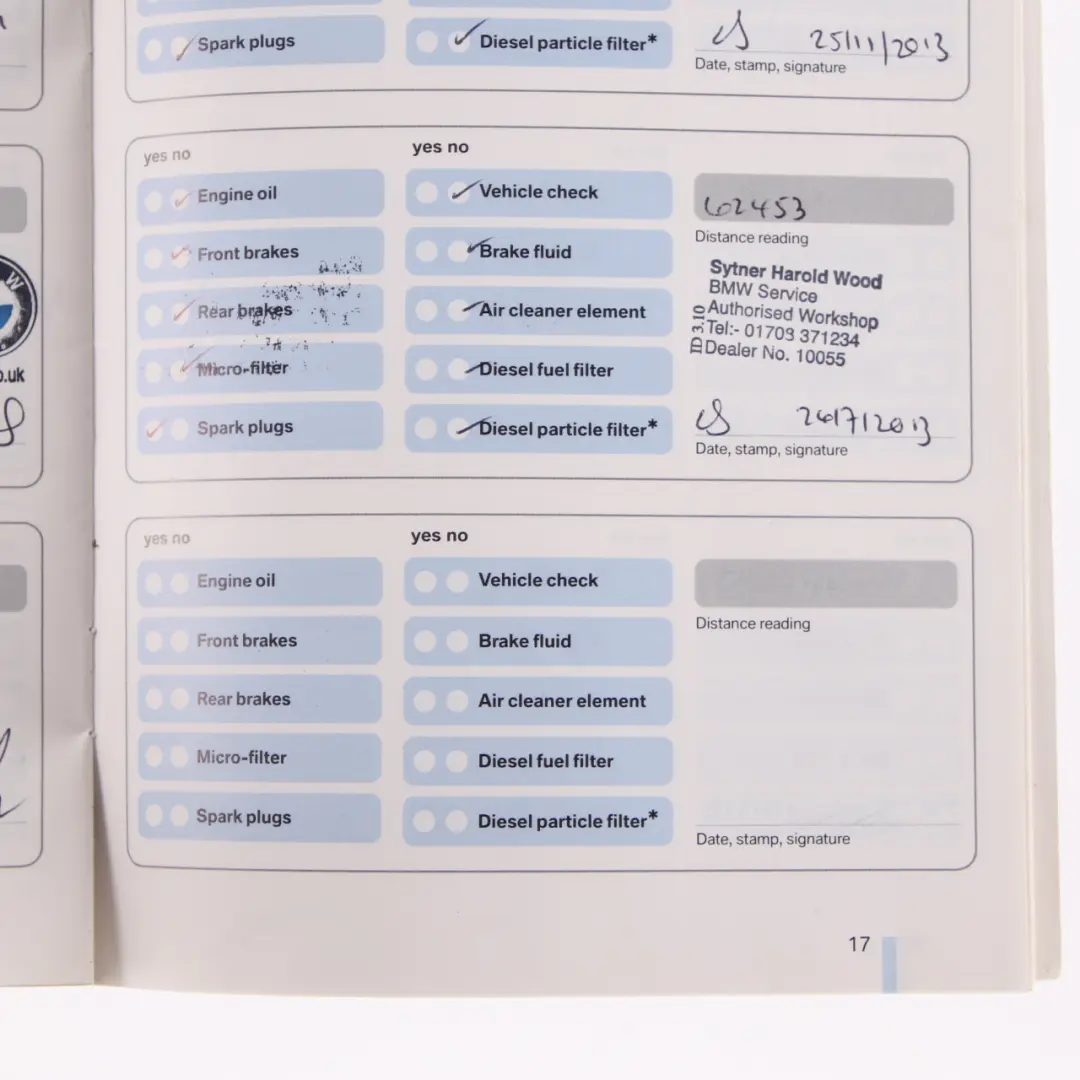 BMW E92 Coupe Owner's Handbook Service Booklet Pouch Wallet Case - SKU 12881 - Part number 0012881