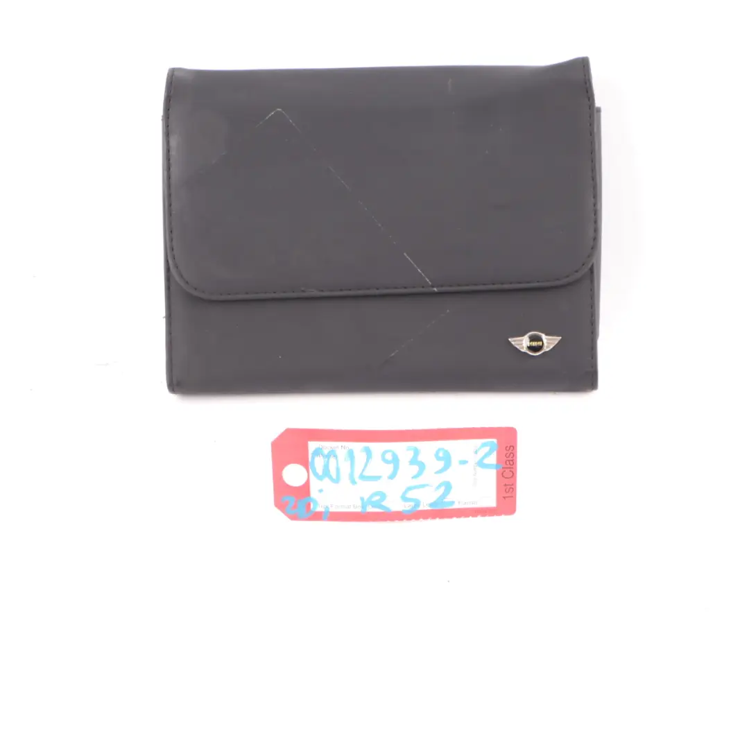 Service Booklet Owner's Handbook Pouch Case Wallet Set to Mini R50 R53 with Part number 0012939 Mini R50 R53 Service Booklet Owner's Handbook Pouch Case Wallet Set - SKU 0012939-2 - Part number 0012939